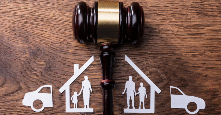 Judge’s gavel on a sound block, symbolising justice and UK family court decision-making.