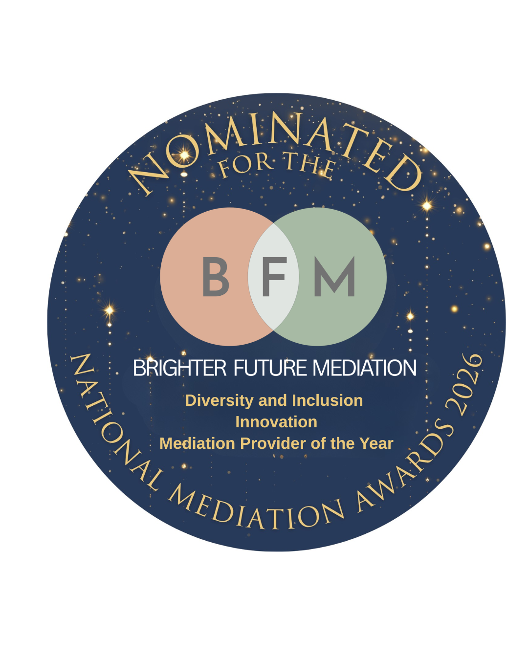 Brighter Future Mediation, nominated for the National Mediation Awards 2026